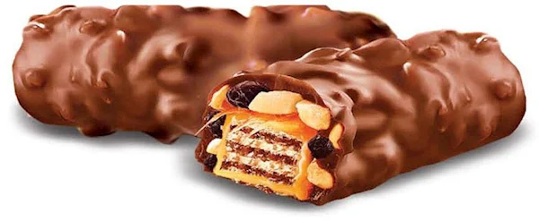CHOCOLATE GLAZED WAFERS W CARAMEL