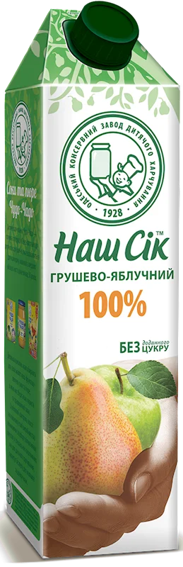 JUICE APPLE PEAR 950ML NASH SOK