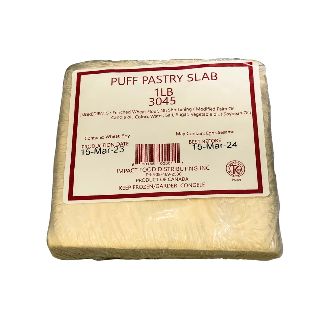 CANADIAN PUFF PASTRY SLAB 1LB