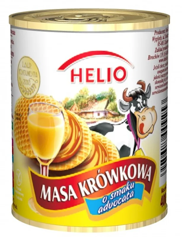 HELIO KOROWKA CARAMEL W ADVOCAT FUDGE FILLING 400G