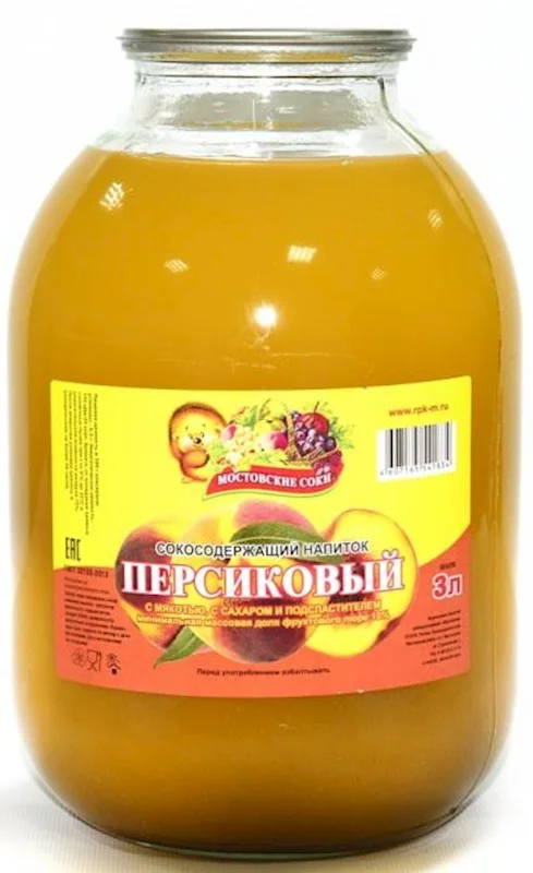 PEACH JUICE 3L MOSTOVSKIY