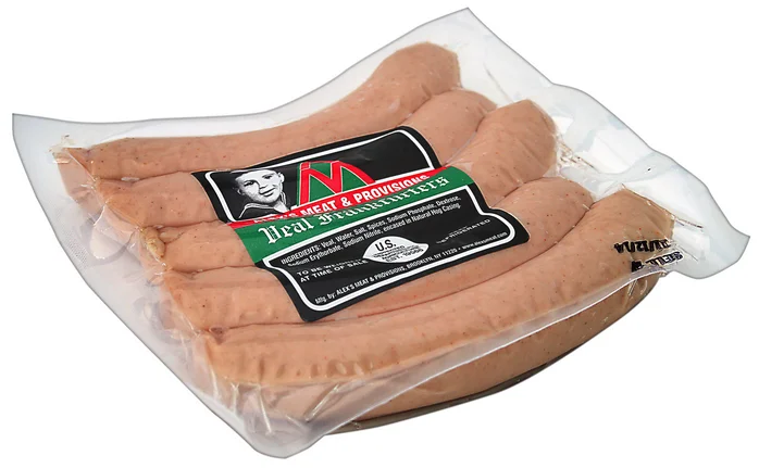 "ALEX'S MEAT" VEAL FRANKS V/P