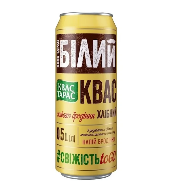 KVAS TARAS WHITE 500ML CAN