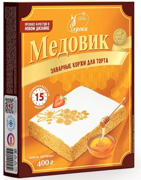 CHEROKA HONEY CUSTARD CAKES 400G