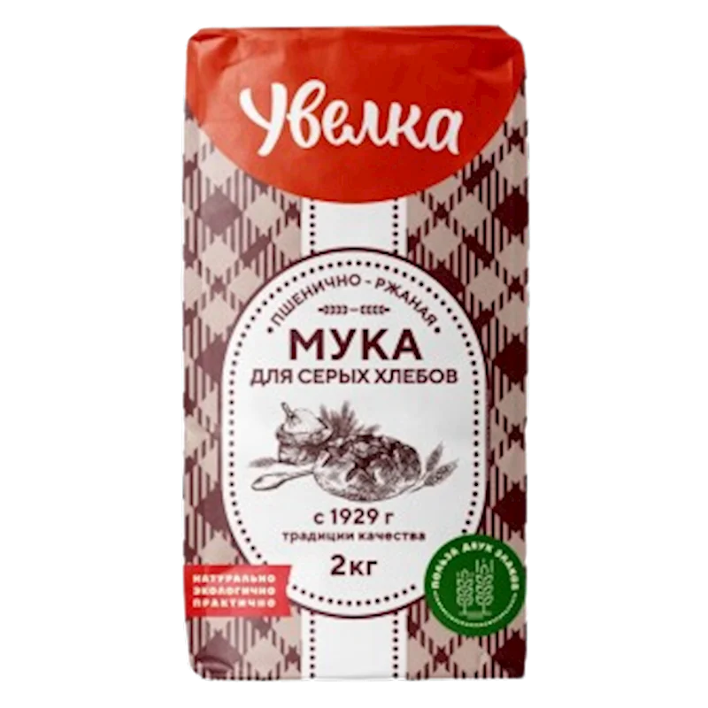 UVELKA FLOUR MIX FOR GRAY BREAD 2KG UVELKA