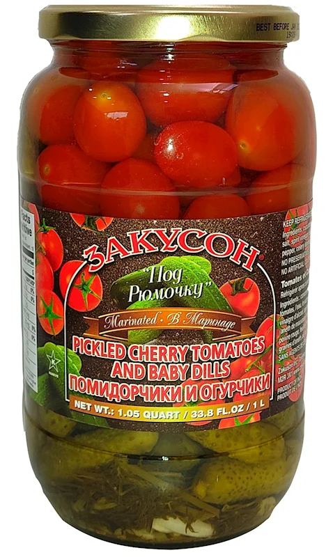 "ZAKUSON" CHERRY TOMATOES AND BABY DILLL 2 L