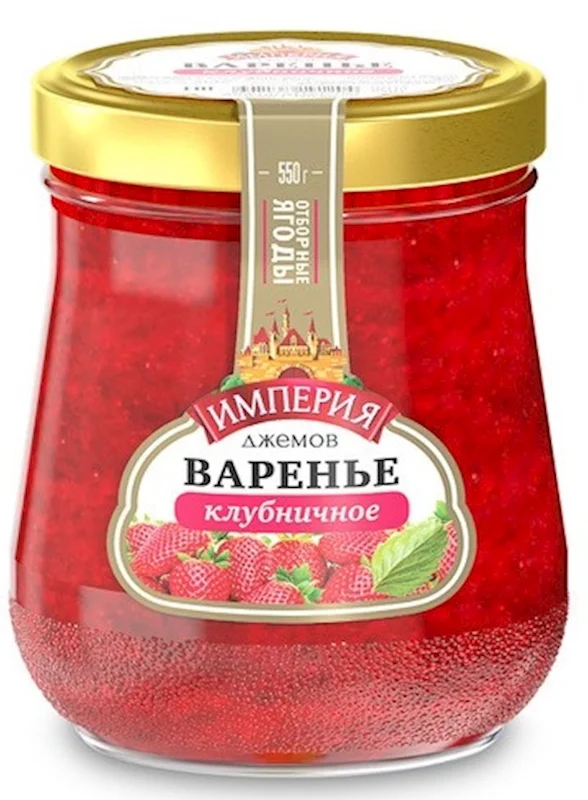 IMPERIYA DJEMOV PRESERVE 550 G STRAWBERRY