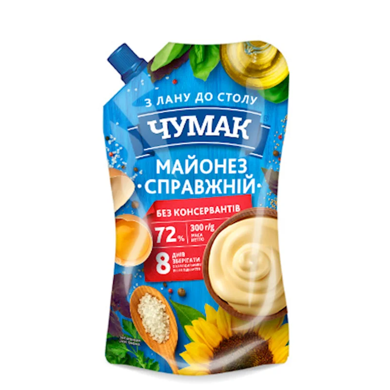 CHUMAK MAYO REAL 72% 300G