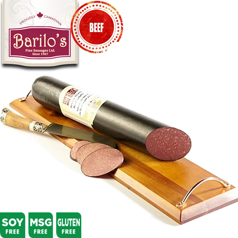 "BARILO`S" JEWISH BRAND BEEF COOKED SALAMI