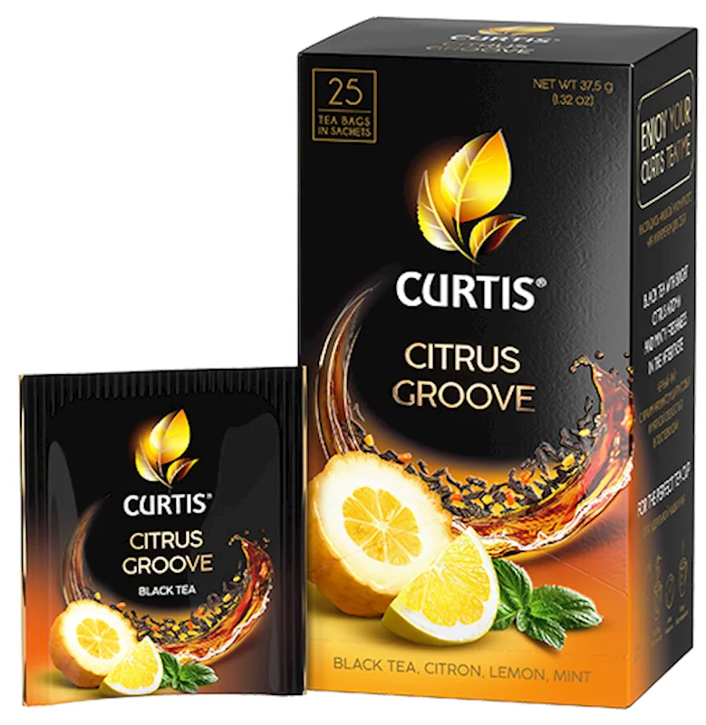 CURTIS CITRUS GROOVE TEA 25PC
