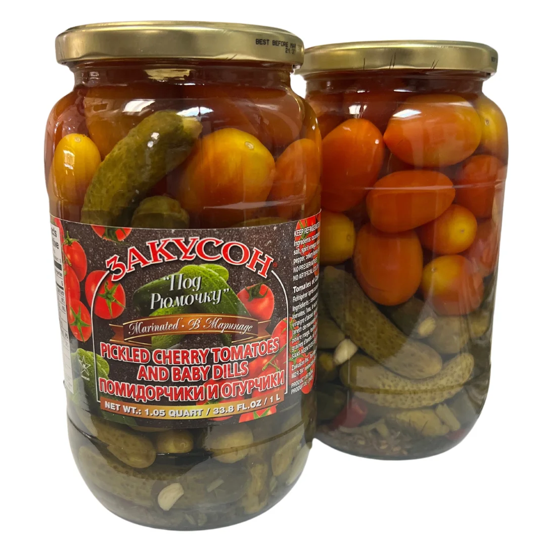 "ZAKUSON" CHERRY TOMATOES&BABY DILL 1L