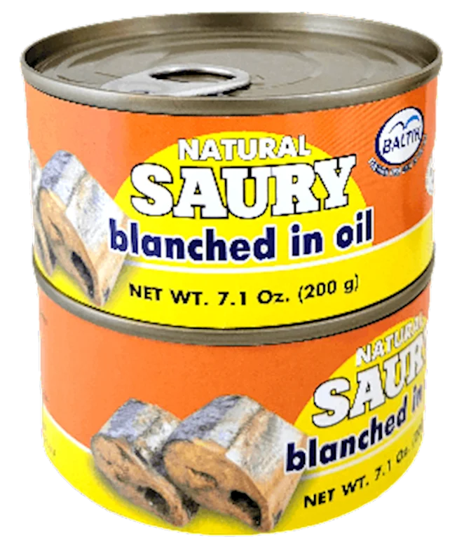 BALTIC SAURY BLANCHED IN OIL 200G E/O