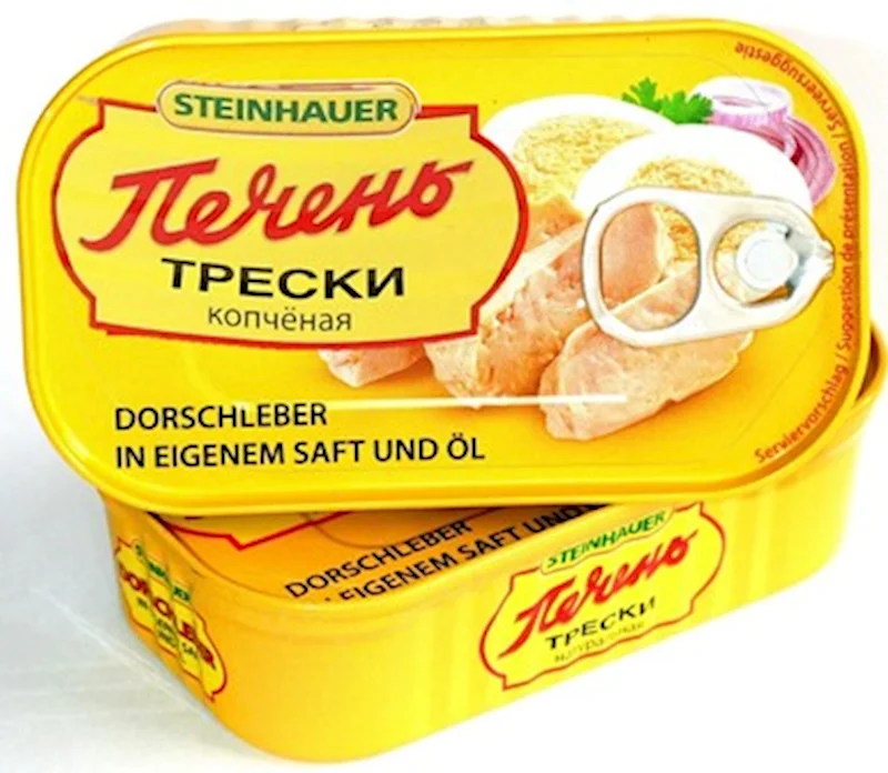 STEINHAUER SMOKED COD LIVER 120G