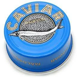BLACK CAVIAR  500G BLUE METAL TIN