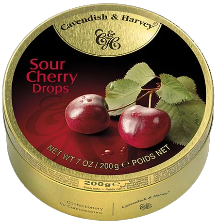 CANDY DROPS 200GR SOUR CHERRY