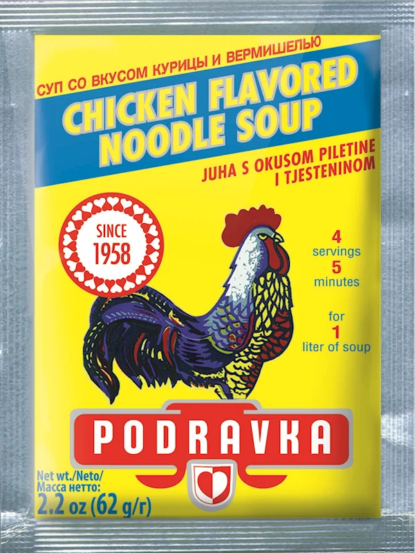 PODRAVKA CHICKEN NOODLE SOUP 62 G