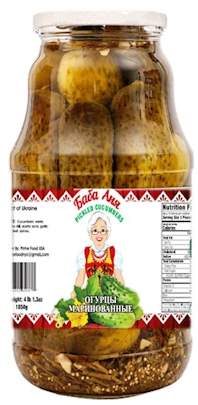 PICKLED CUCUMBERS 1850G BABA ANYA