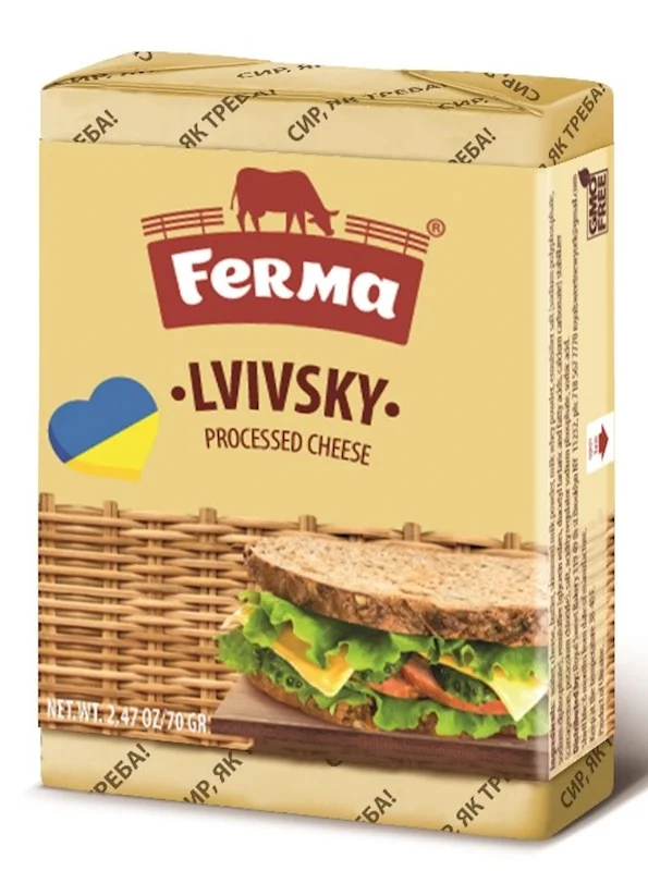 "FERMA" CHEESE PLAVLENY 70G LVIVSKY