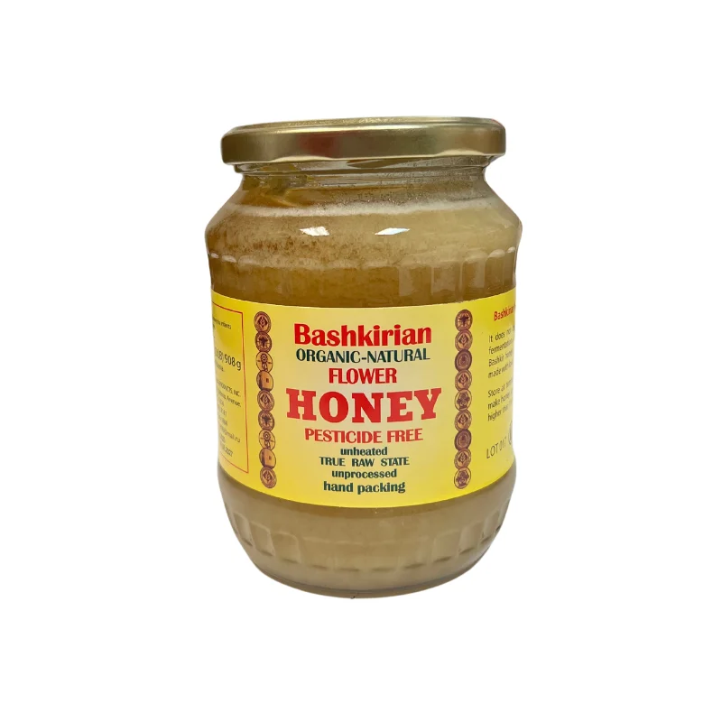 BASHKIRIAN ORGANIC FLOWER HONEY 908G