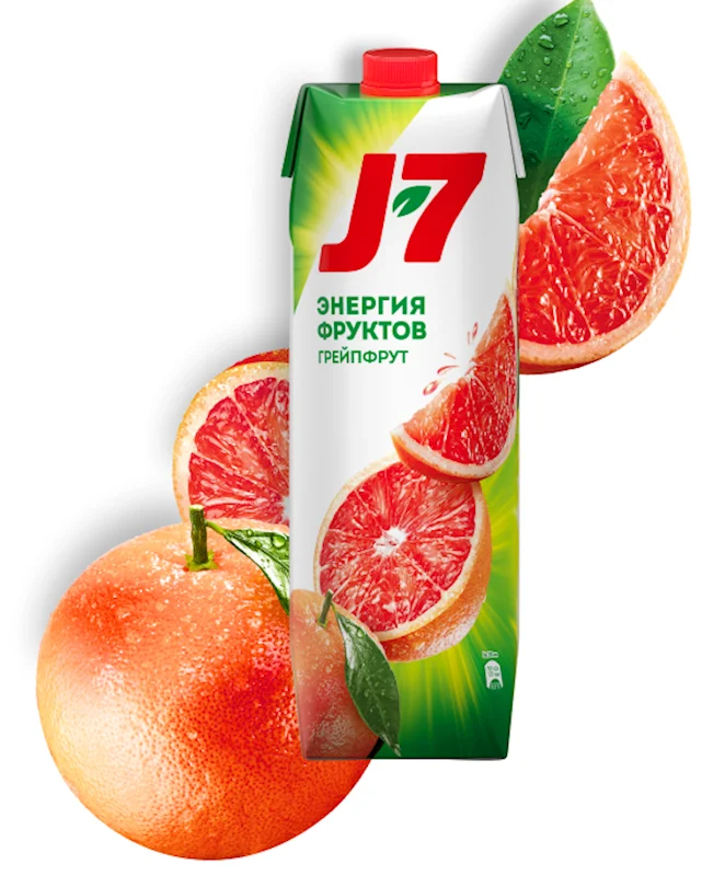 J7 GRAPEFRUIT W/PULP 970ML