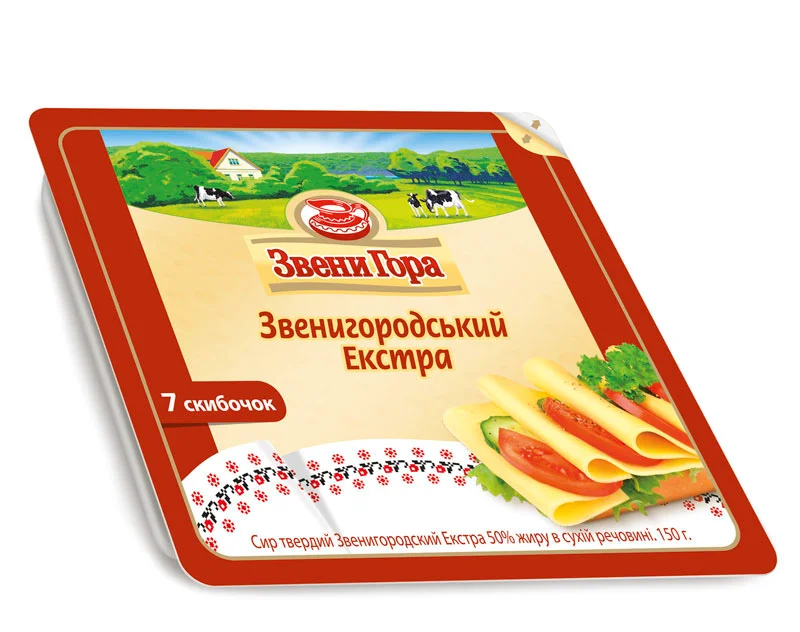 CHEESE 50% ZVENIGORODSKY EXTRA 150G ZVENI GORA