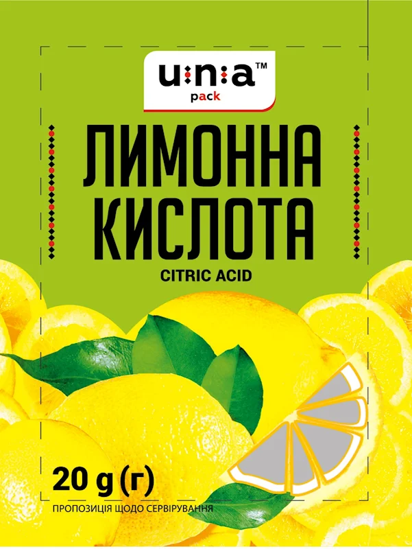 CITRIC ACID 20 G UNAPACK