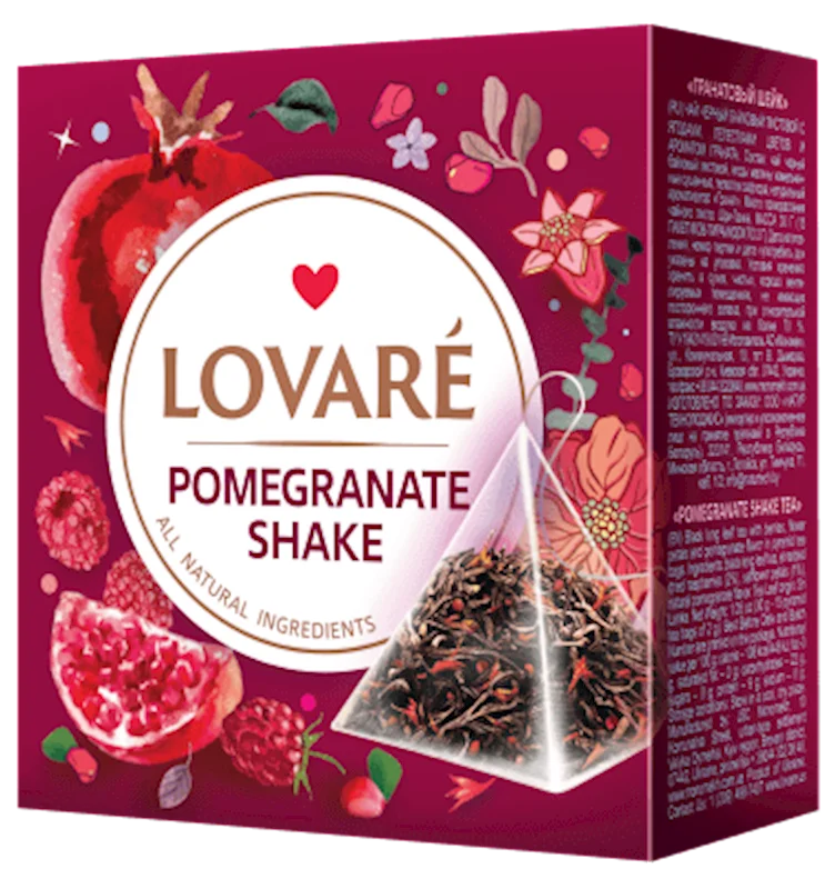 LOVARE POMEGRANAT SHAKE TEA 15*2G