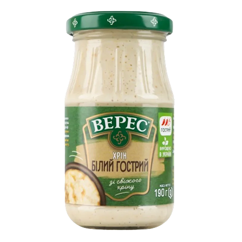 HORSERADISH HOT SAUCE 190 G VERES