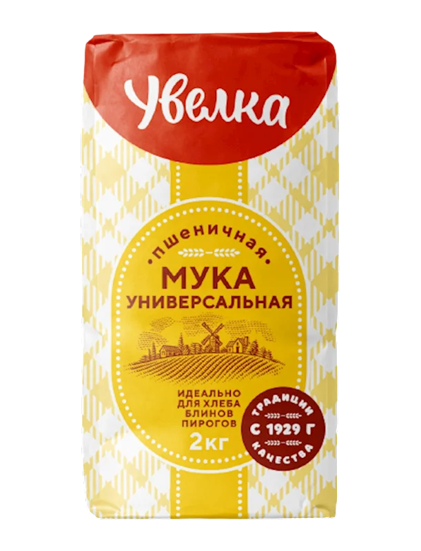 WHEAT UNIVERSAL FLOUR 2KG UVELKA