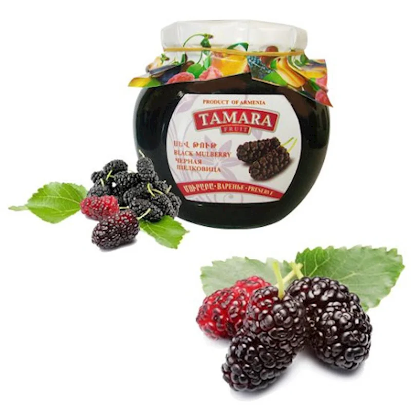 PRESERVE BLACK MULBERRY 400G