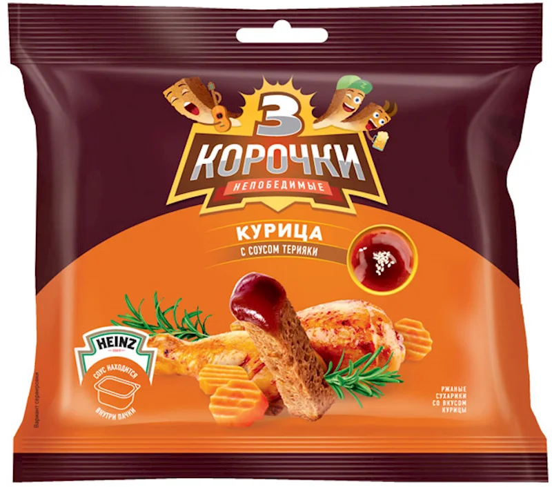 "3 KOROCHKI" CHIKEN + TERIYAKI SAUCE 85GR