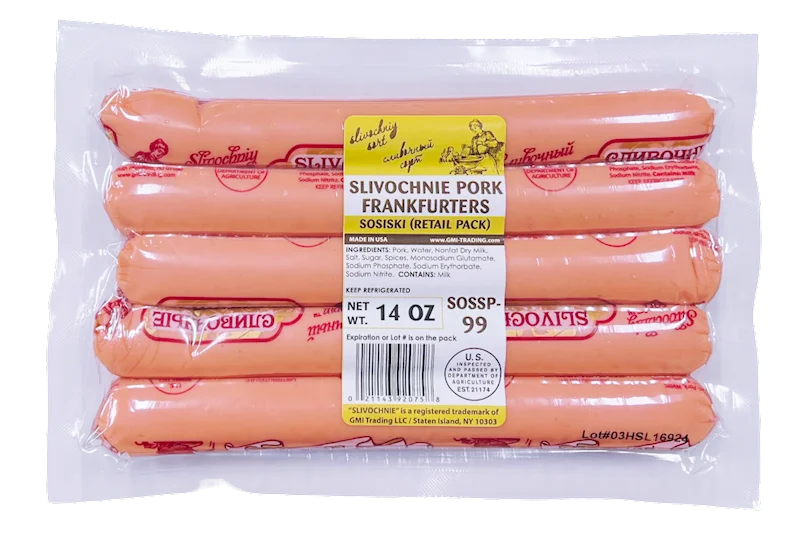 SLIVOCHNIE PORK FRANKFURTERS 14OZ
