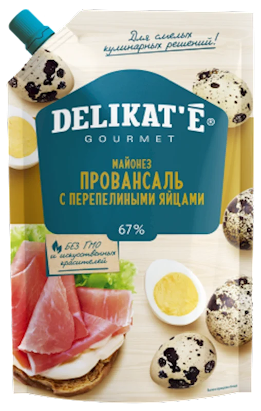 MAYONEZ W/QUAL EGGS 400ML DELIKAT'E