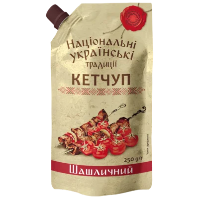 Ketchup "Shashlichniy" 250g Traditzii Ukraini