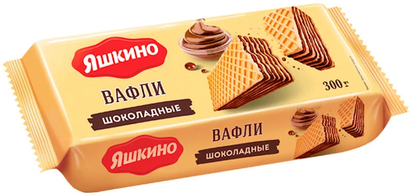 WAFERS W/CHOCOLATE FILLING 300GR YASHKINO