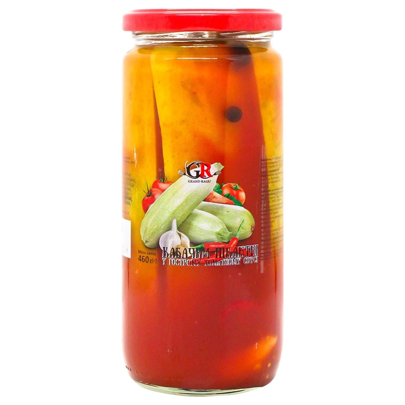 MARINATED ZUCCHINI W/SPICY IN TOMATO SAUCE 460 G
