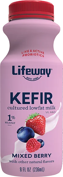 KEFIR LOWFAT MIXED BERRY 8OZ