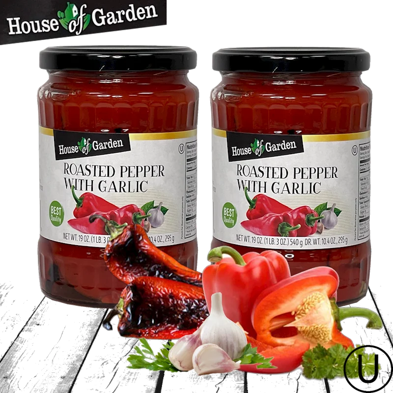 ROASTED PEPPER W/GARLIC 540G HOUSE OF GARDEN