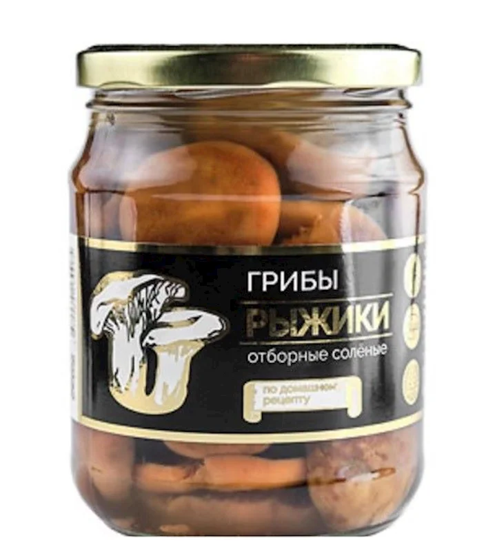 GRIBNOY ALTAY SALTED RYZHIKI MUSHROOMS 500ML