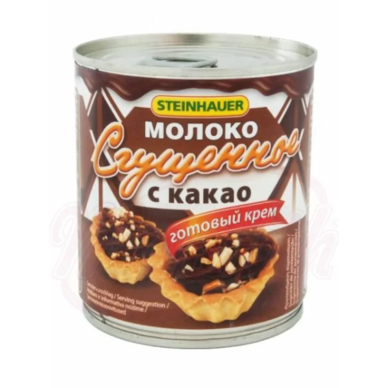 CONDENSED MILK COCOA 397G STEINHAUER