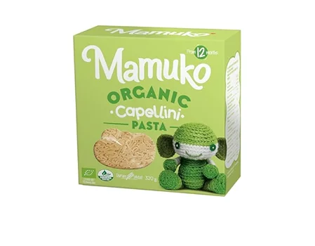 ORGANIC PASTA CAPELLINI 12+ 320G MAMUKO