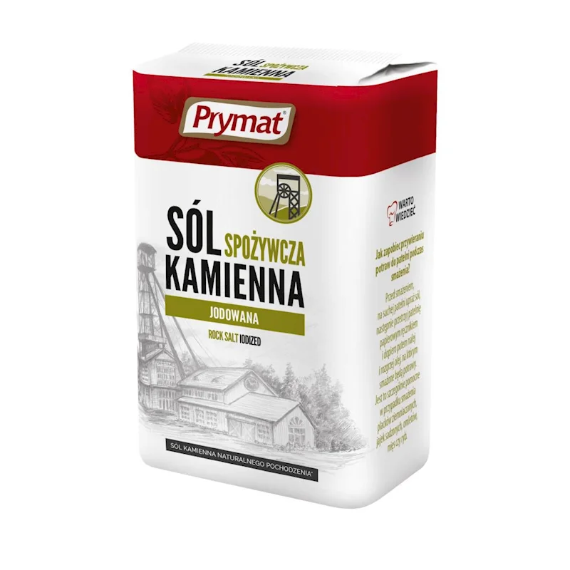 PRYMAT ROCK SALT IODIZED 1KG