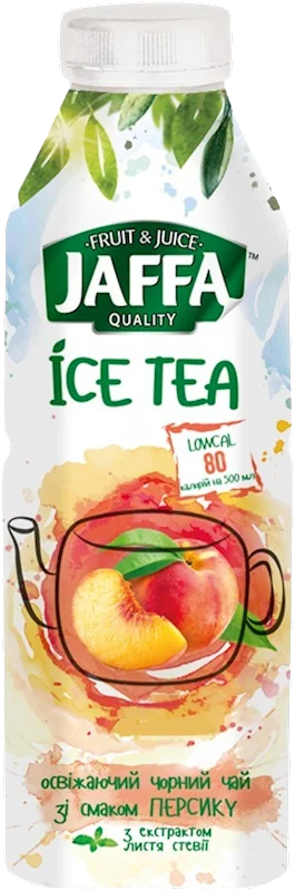 JAFFA BLACK ICE TEA W/PEACH-STEVIA 500ML