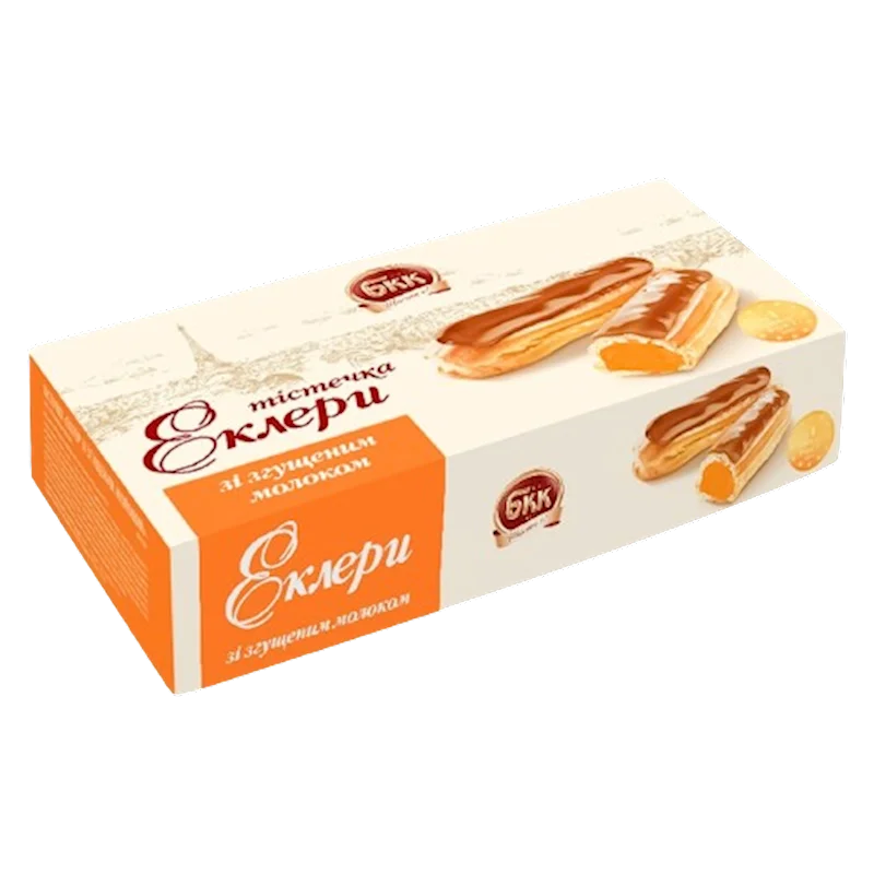 BKK ECLAIRS WITH CONDENSED MILK  360G