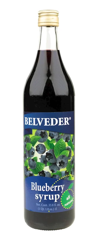 BLUEBERRY SYRUP 1 L BELVEDER