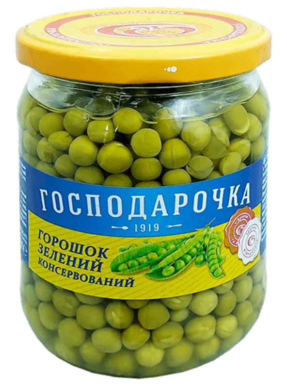 GOSPODAROCHKA GREEN PEAS 450G