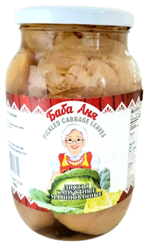 "BABA ANYA" PICKLED CABBAGE LEAVES 1L
