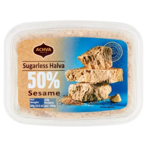"ACHVA" SUGARLESS HALVA VANILLA 300G