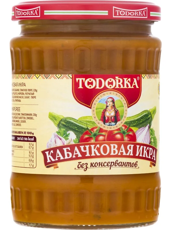 TODORKA ZUCCHINI SPREAD 560 GR