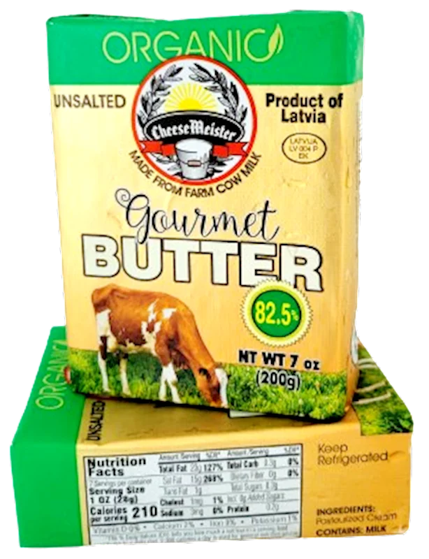 ORGANIC GOURMET BUTTER 200G CHEESE MEISTER